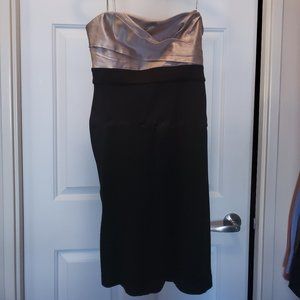 BCBG strapless dress size 2